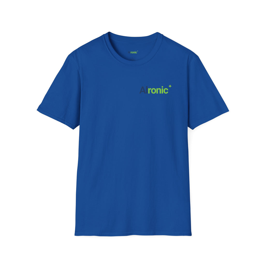 T-Shirt featuring "AIronic Logo with AIron" AI humor design by AIronic, gallery view 35