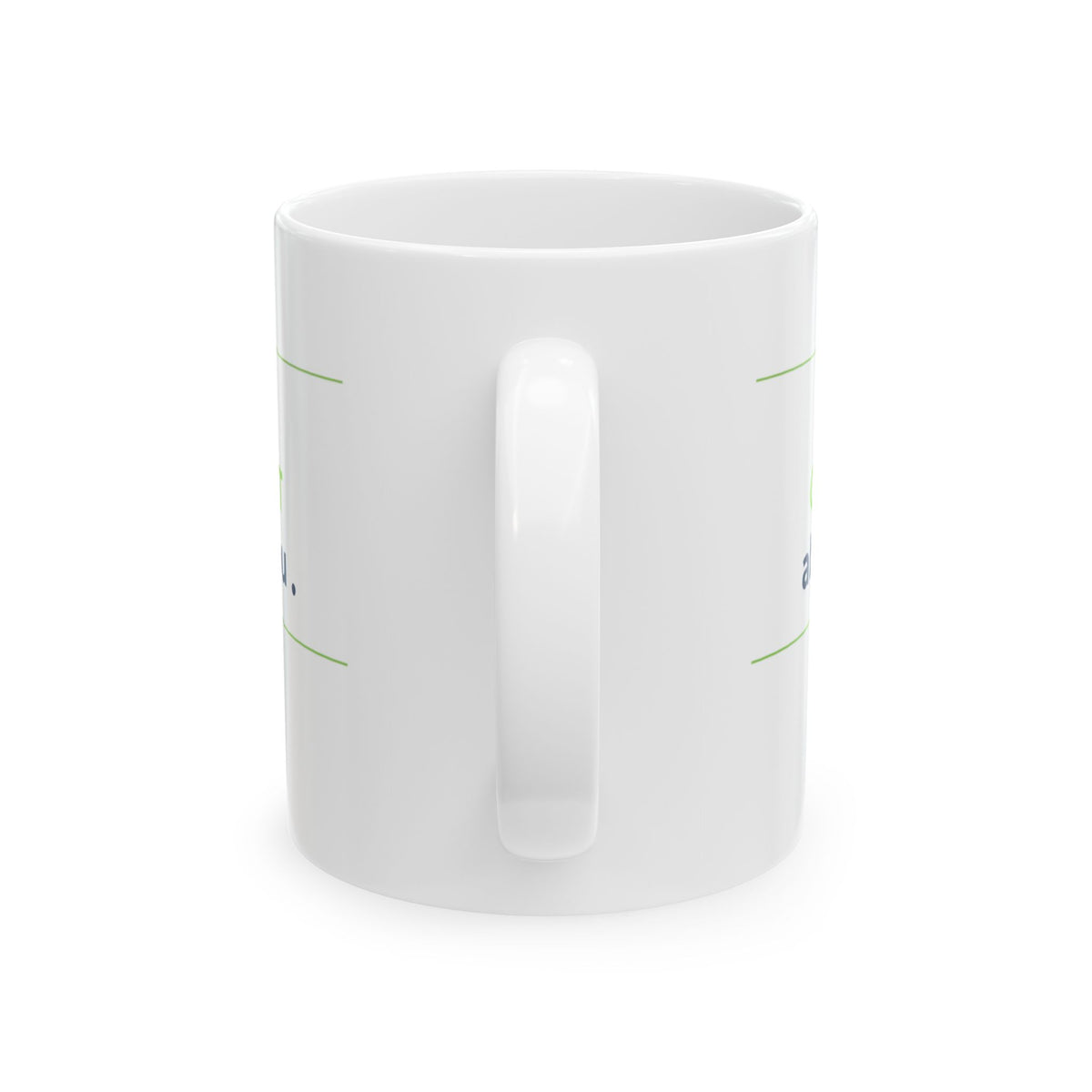 Mug featuring "I Would Hold Space and Accept You" AI humor design by AIronic, gallery view 4