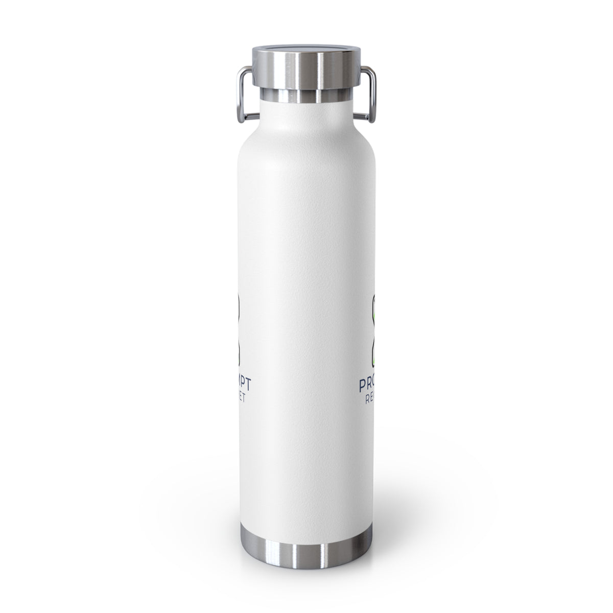Water Bottle featuring "AIronic Prompt Regret Logo" AI humor design by AIronic, gallery view 9