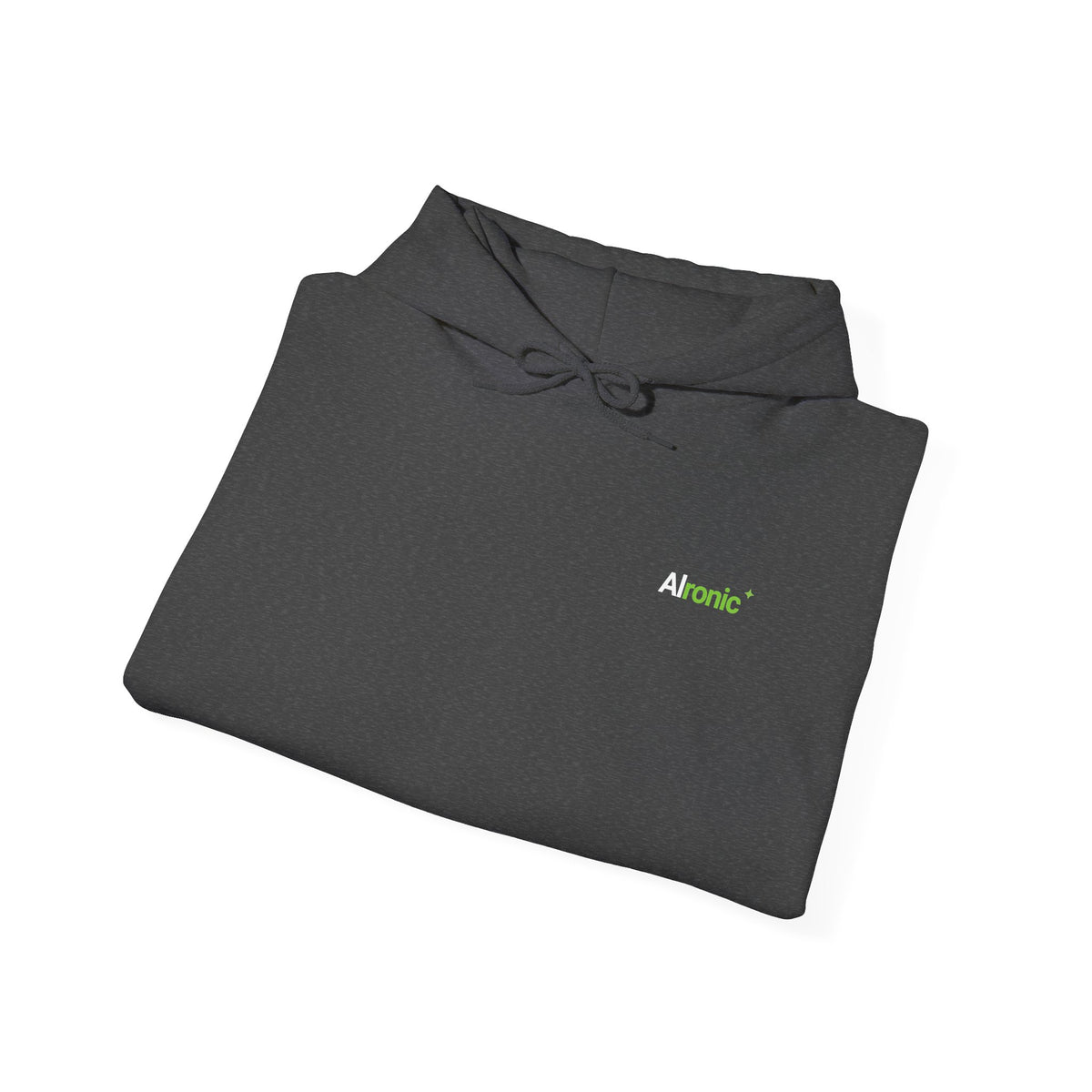 Hoodie featuring “Running on Caffeine, Unrivaled Outputs” AI humor design by AIronic, gallery view 33