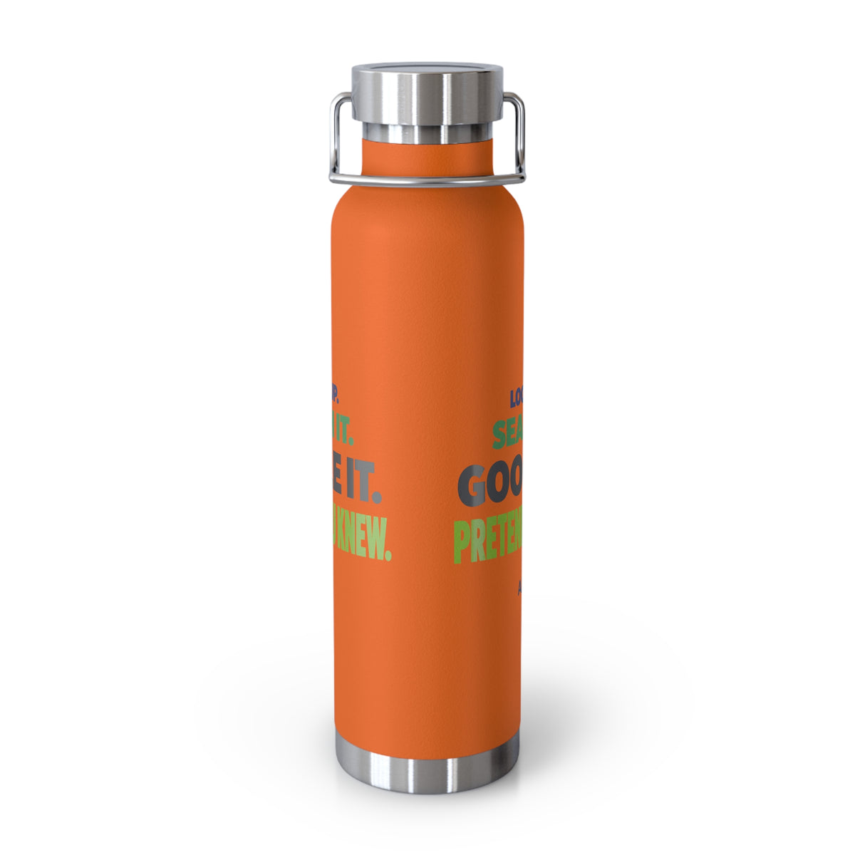 AIronic water bottle featuring "Google It" AI humor design, gallery view 5