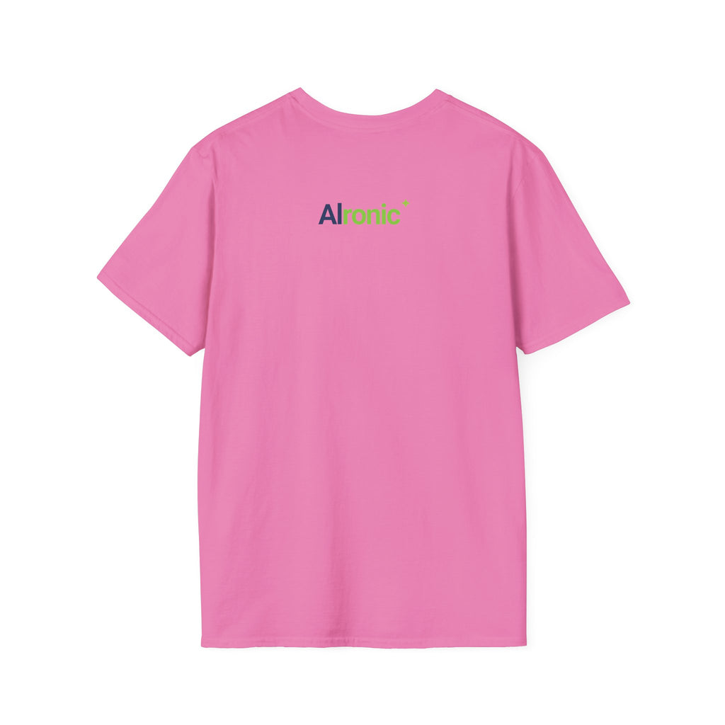 T-Shirt featuring "Not All Who Prompt Are Lost Scenic" AI humor design by AIronic, gallery view 42