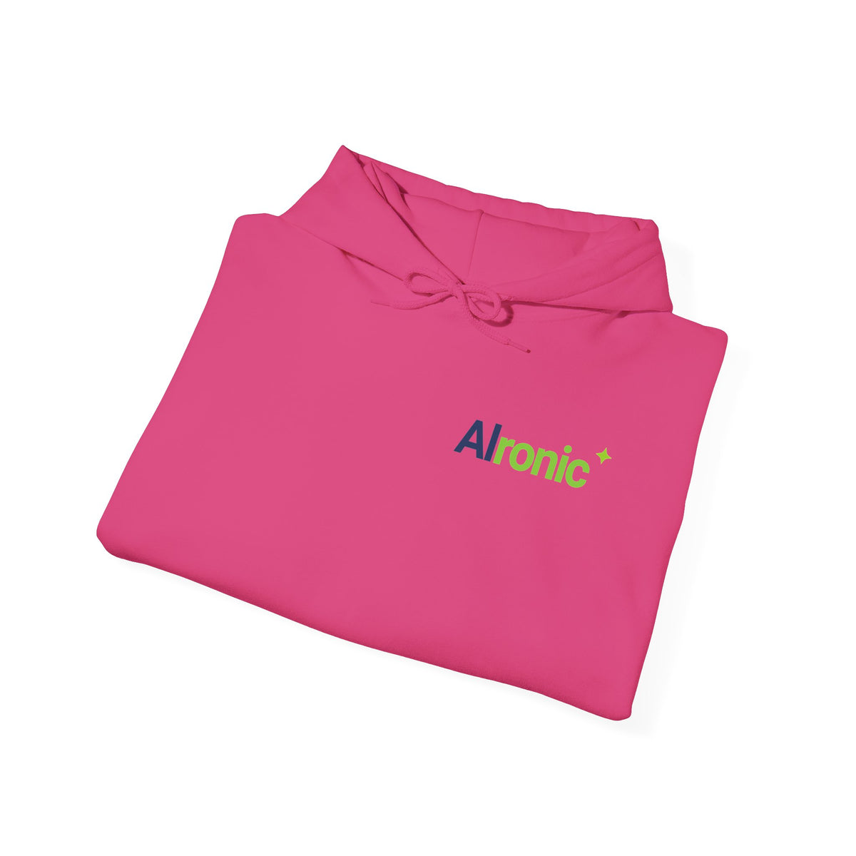 Hoodie featuring "AIronic Logo" AI humor design by AIronic, gallery view 41