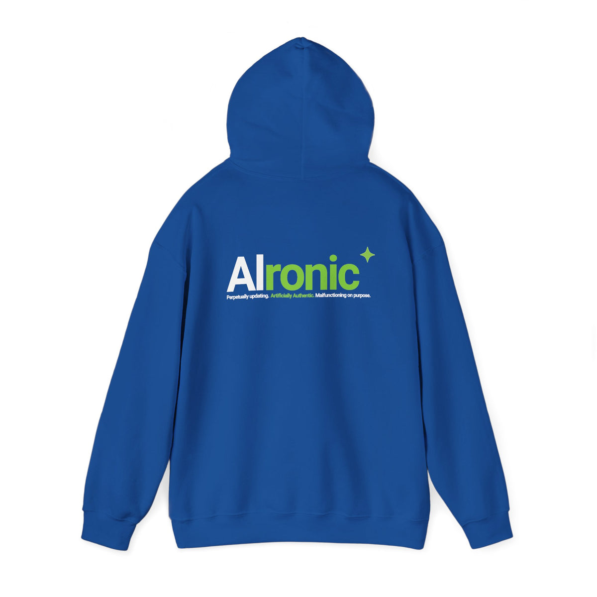 Hoodie featuring "AIronic Logo" AI humor design by AIronic, gallery view 31