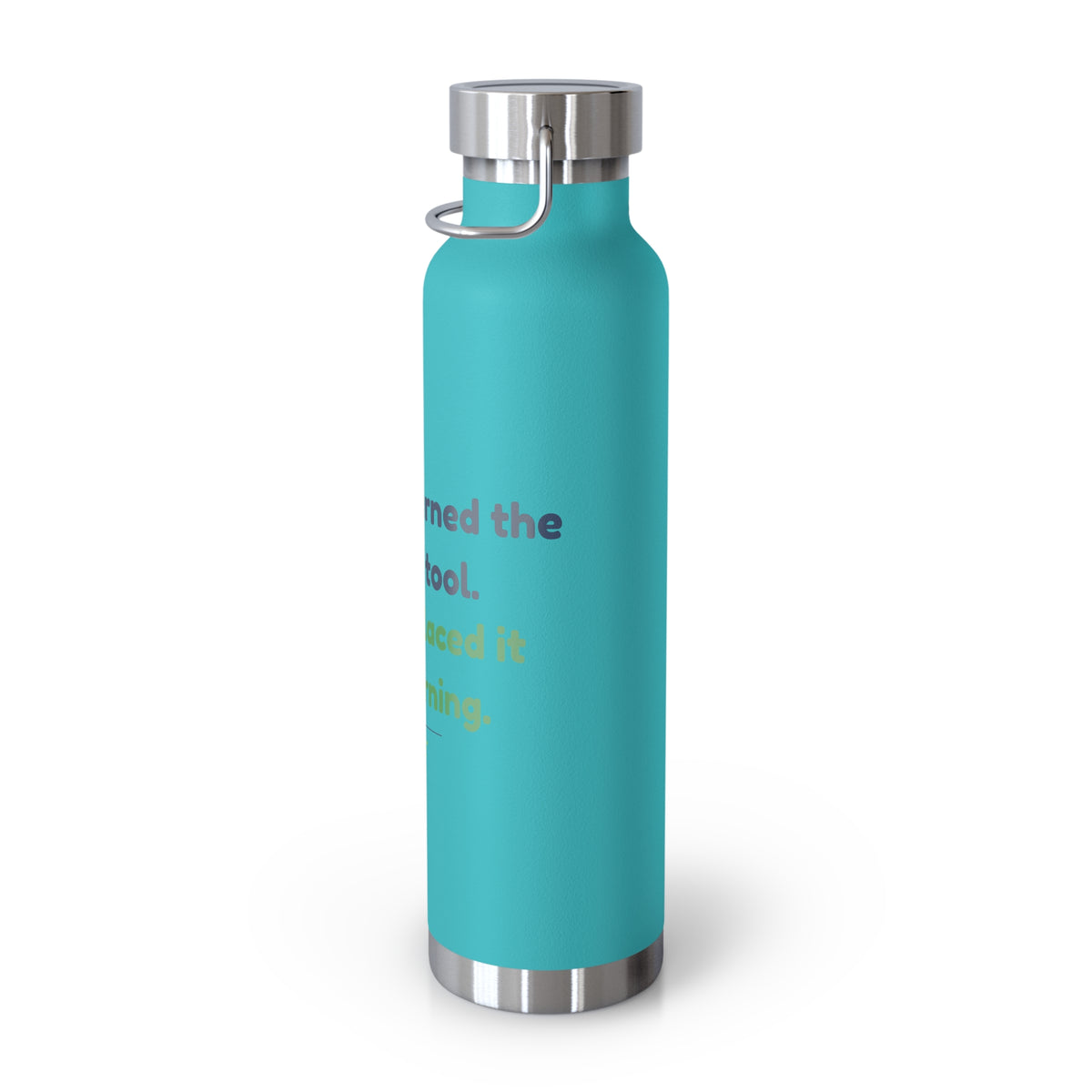 Water Bottle featuring “They Replaced the AI Tool” AI humor design by AIronic, gallery view 25