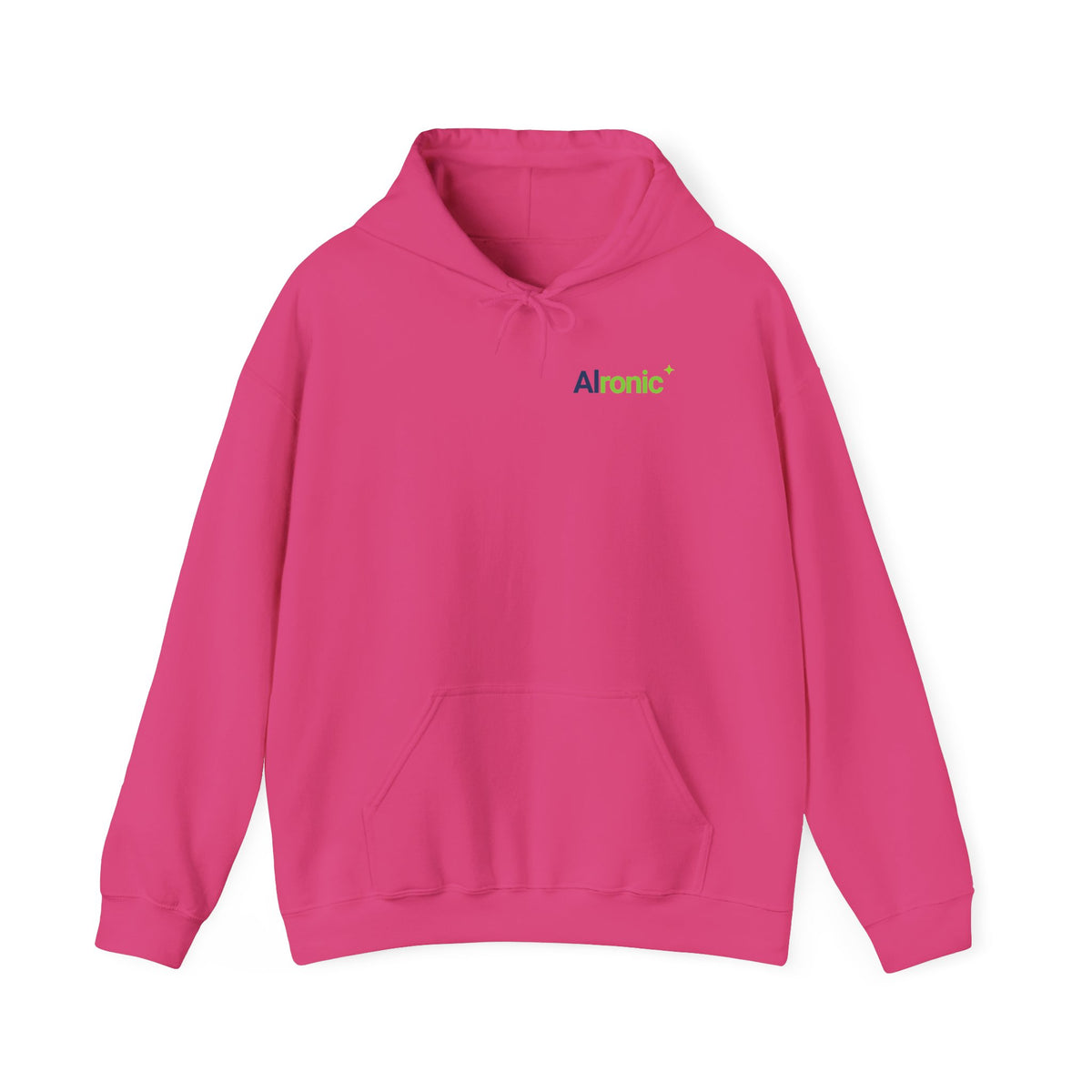 Heliconia Hoodie featuring "Google Prompt Privacy" AI humor design by AIronic, gallery view 10
