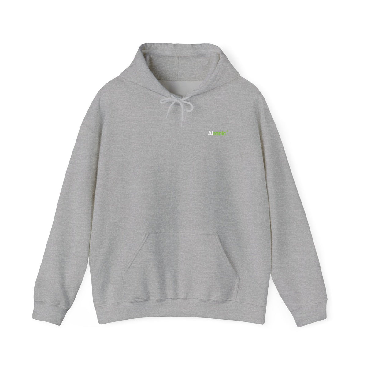 Hoodie featuring “Running on Caffeine, Unrivaled Outputs” AI humor design by AIronic, gallery view 4