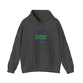 Hoodie featuring “Powered by AI. Controlled by Yelling.” AI humor design by AIronic, gallery view 7