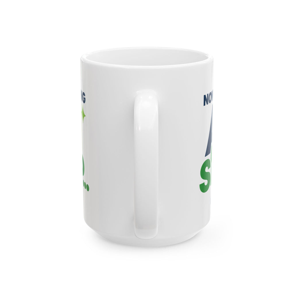 AIronic mug featuring "Now Serving AI Slop" AI humor design, gallery view 6