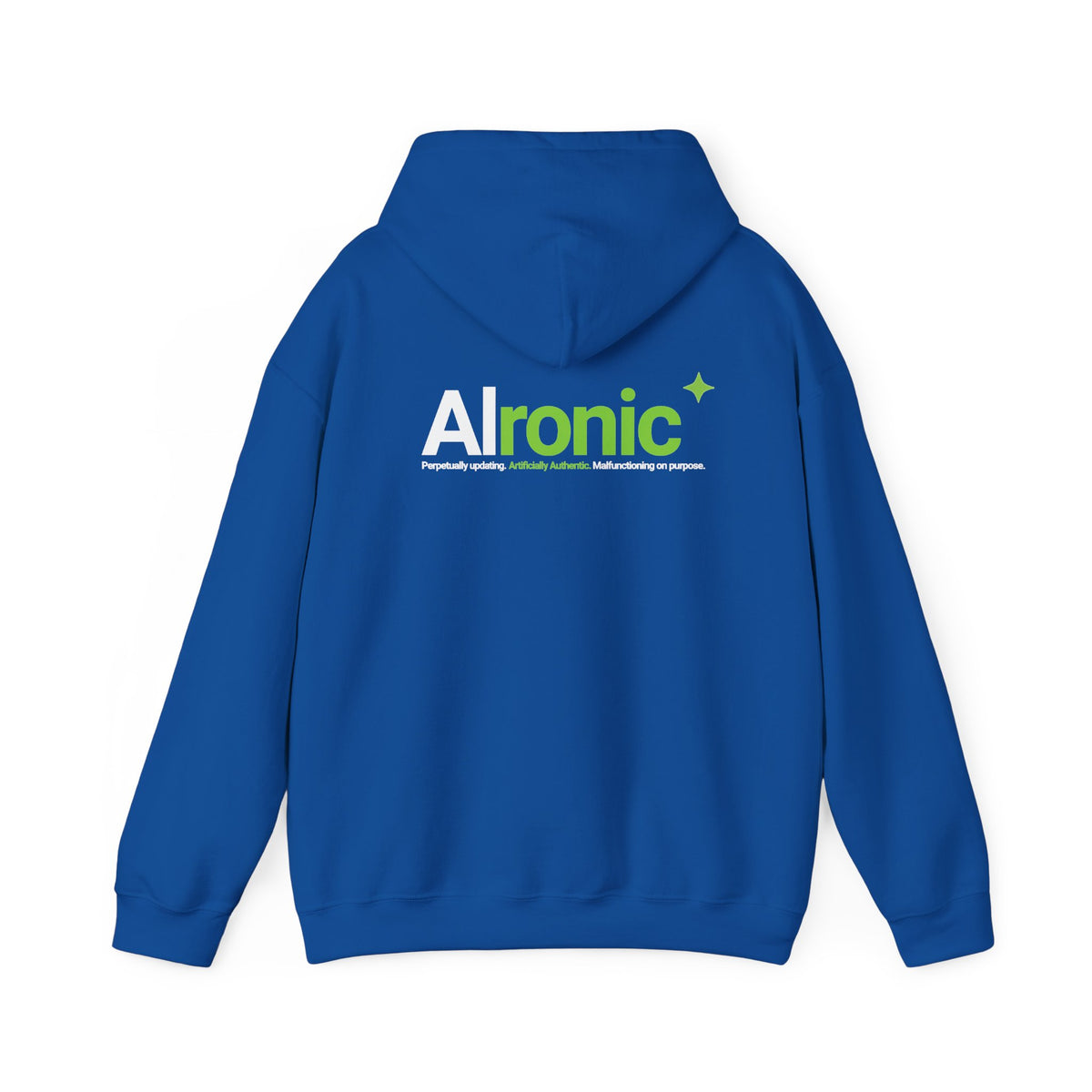 Hoodie featuring "AIronic Logo" AI humor design by AIronic, gallery view 30