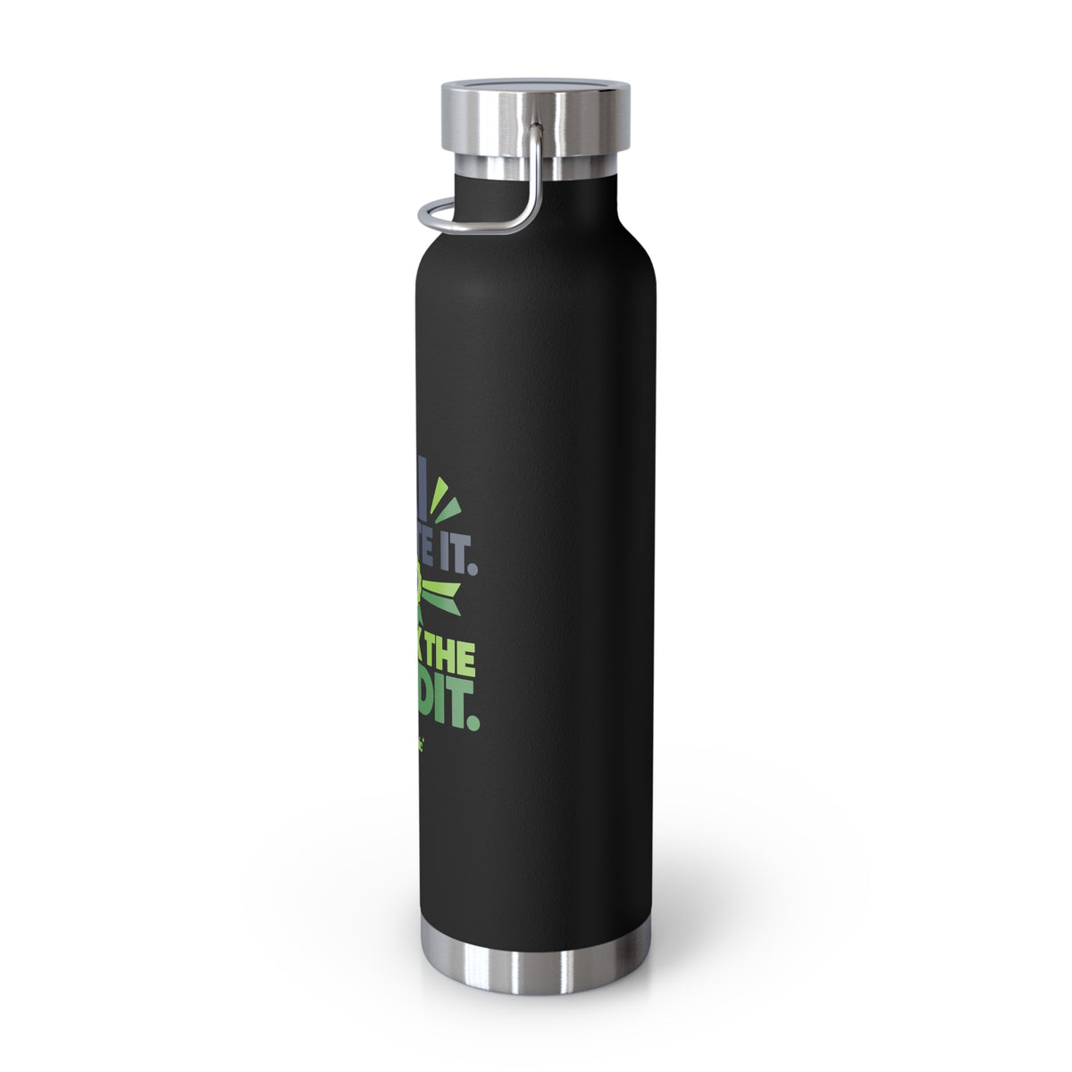 Water Bottle featuring "AI Wrote It. I Took the Credit." AI humor design by AIronic, gallery view 19
