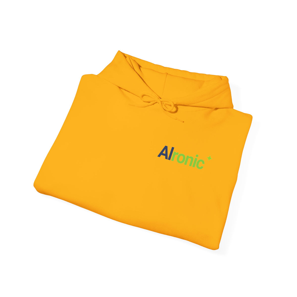 Hoodie featuring "AIronic Logo" AI humor design by AIronic, gallery view 26