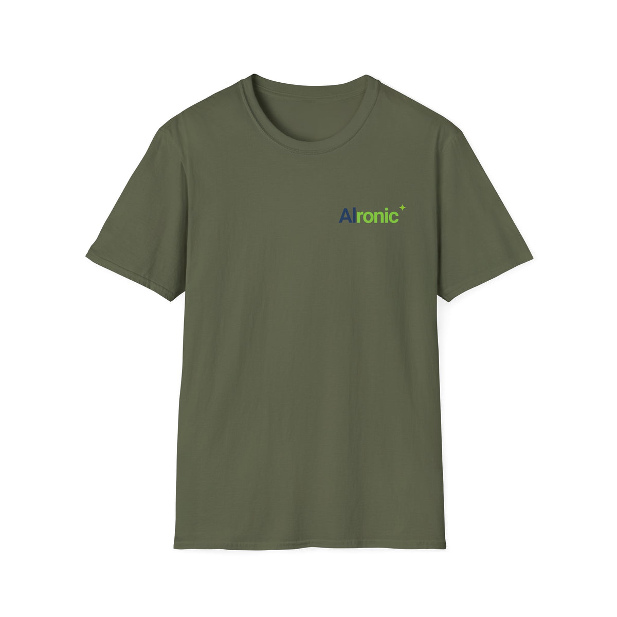 AIronic T-shirt featuring "Premature Human Confidence" AI humor design, gallery view 22