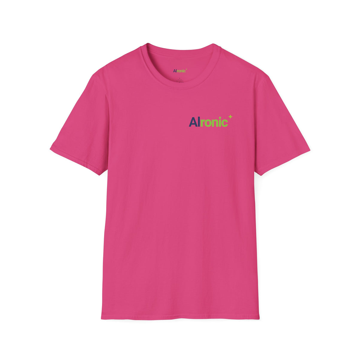 T-Shirt featuring "AIronic Logo with AIron" AI humor design by AIronic, gallery view 44