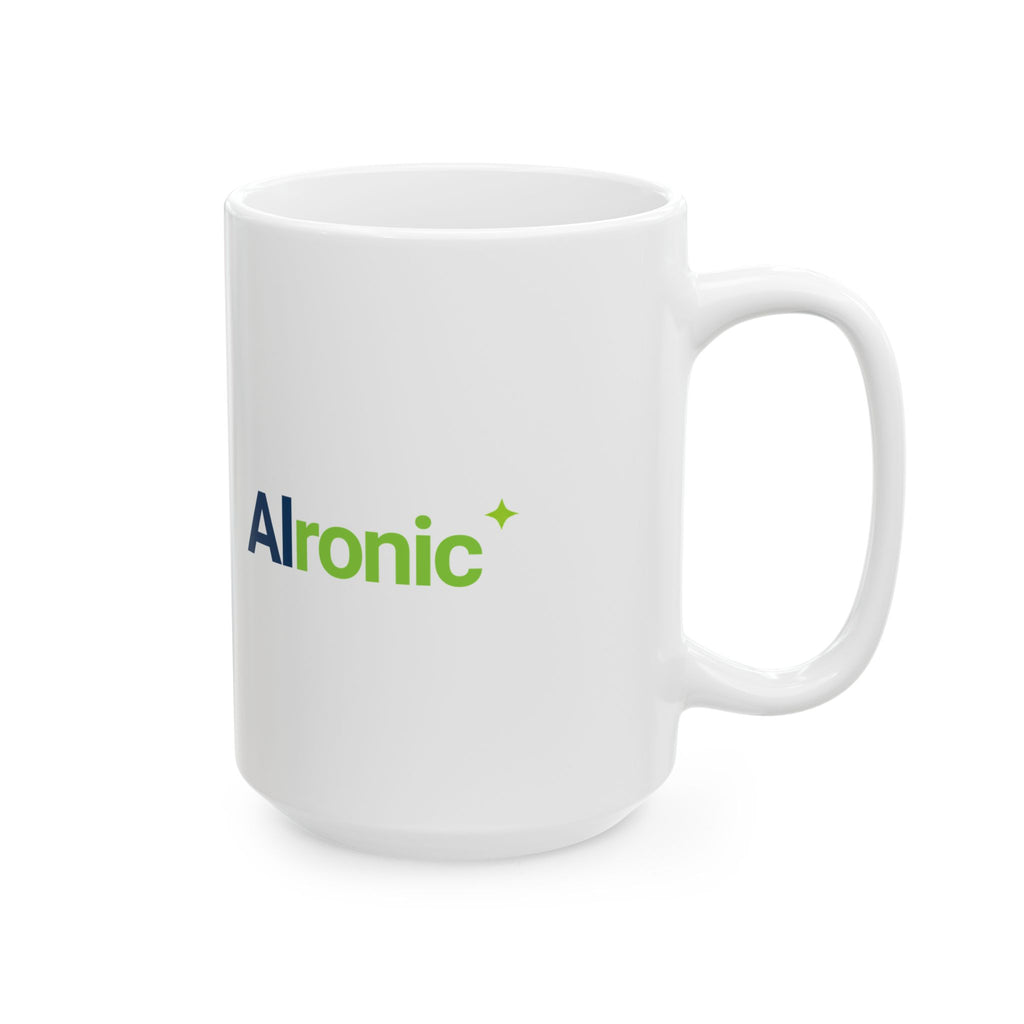 Mug featuring "Thinking Now a Subscription" AI humor design by AIronic, gallery view 8