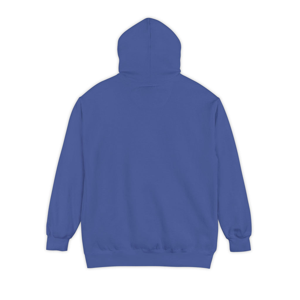 Grey hoodie featuring “My AI agent has boundary issues” AI humor design by AIronic, catalog view 4
