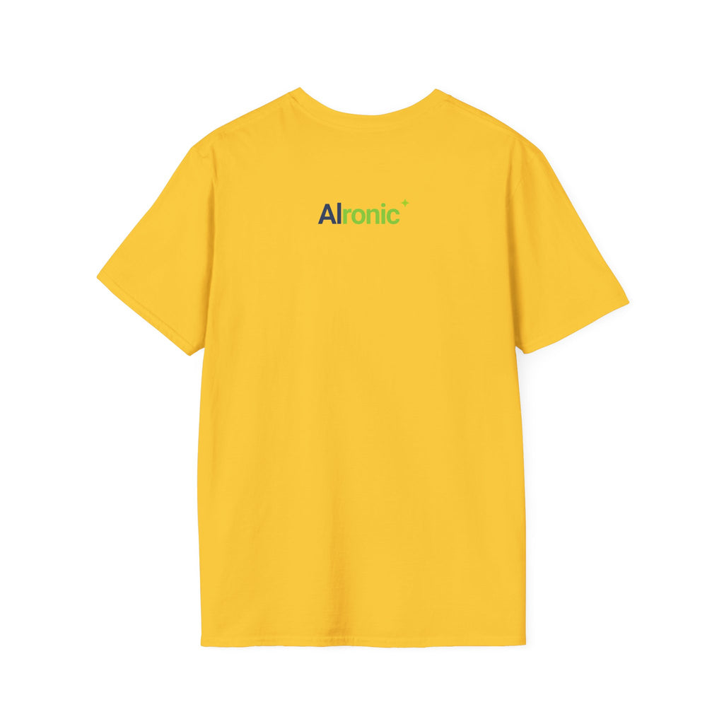 T-Shirt featuring "Not All Who Prompt Are Lost Scenic" AI humor design by AIronic, gallery view 33