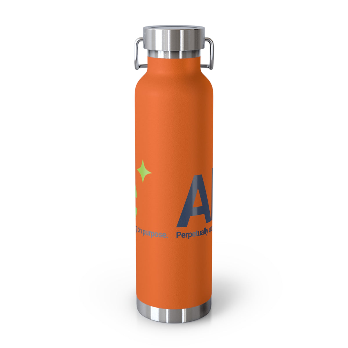 Water Bottle featuring "AIronic Logo" AI humor design by AIronic, gallery view 18