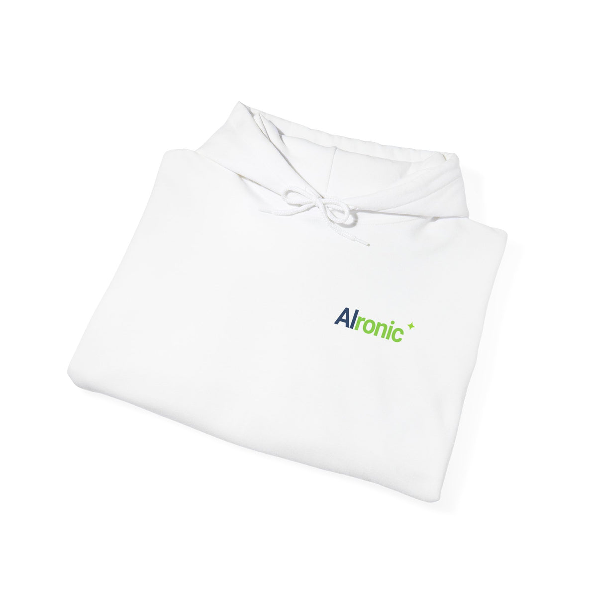 Hoodie featuring "I Challenge AI to Do My Job" by AIronic, product view 12