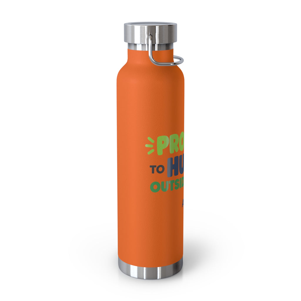 AIronic 22oz water bottle featuring “Promoted to Human Outside the Loop” AI humor design, gallery view 21