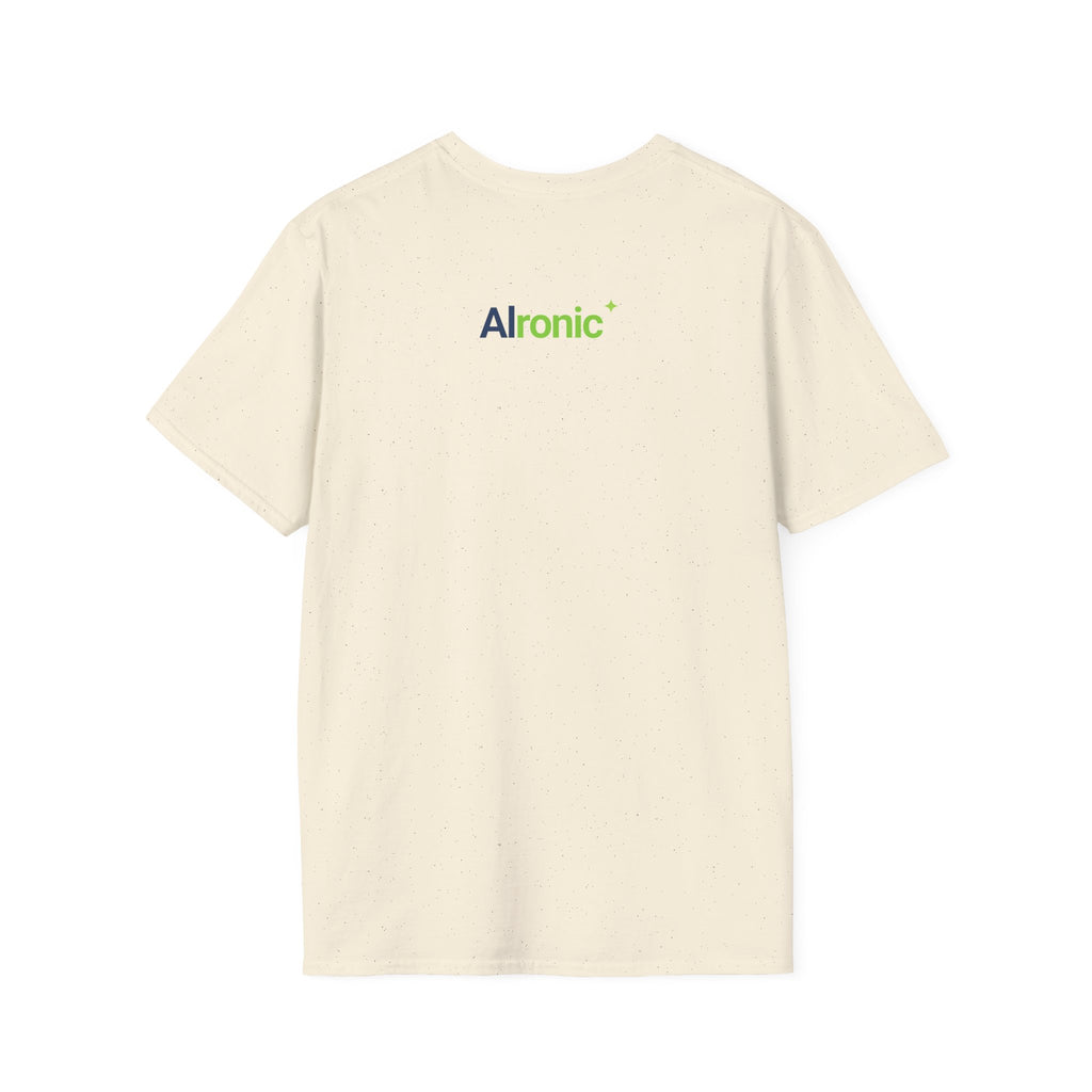 T-Shirt featuring "Not All Who Prompt Are Lost Scenic" AI humor design by AIronic, gallery view 30