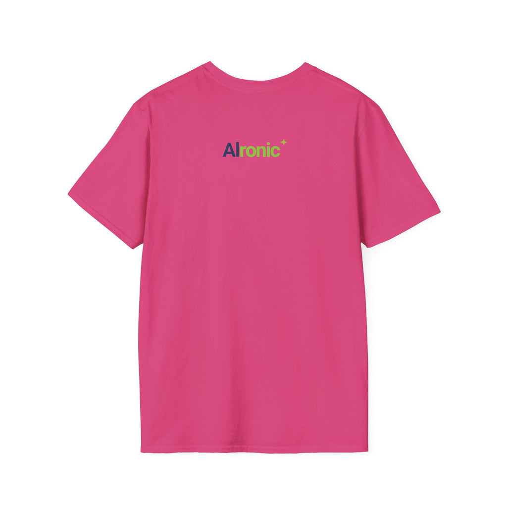 T-Shirt featuring "Not All Who Prompt Are Lost Scenic" AI humor design by AIronic, gallery view 45