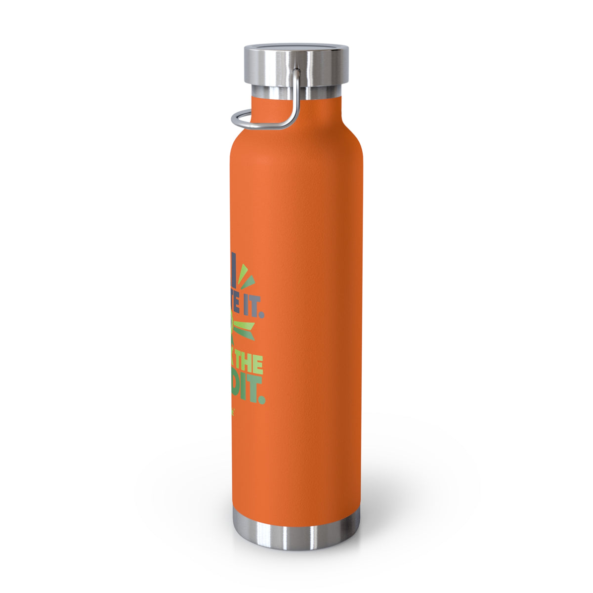 Water Bottle featuring "AI Wrote It. I Took the Credit." AI humor design by AIronic, gallery view 22