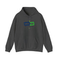 AIronic Hoodie featuring "Data + AI BFFs Forever" AI humor design, gallery view 7