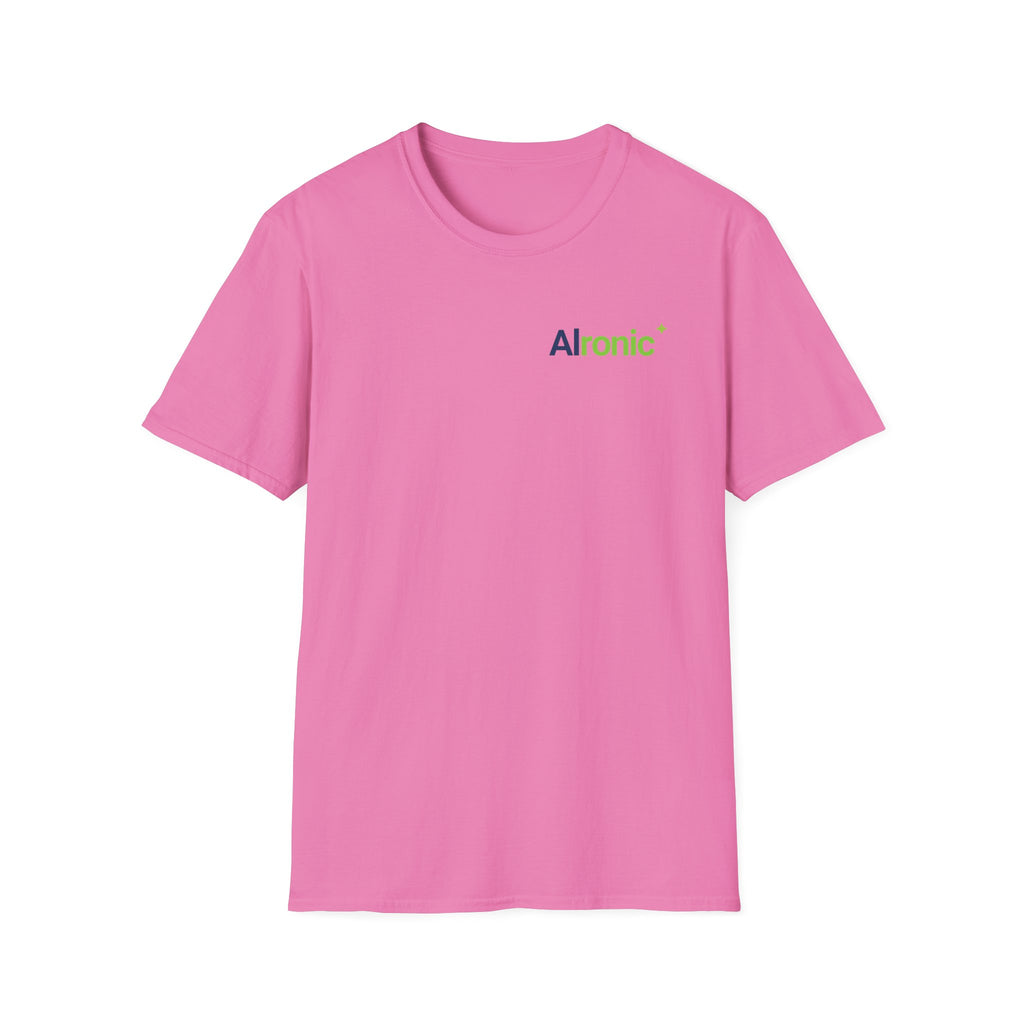 T-Shirt featuring "My Brain Buffered" AI humor design by AIronic, gallery view 41