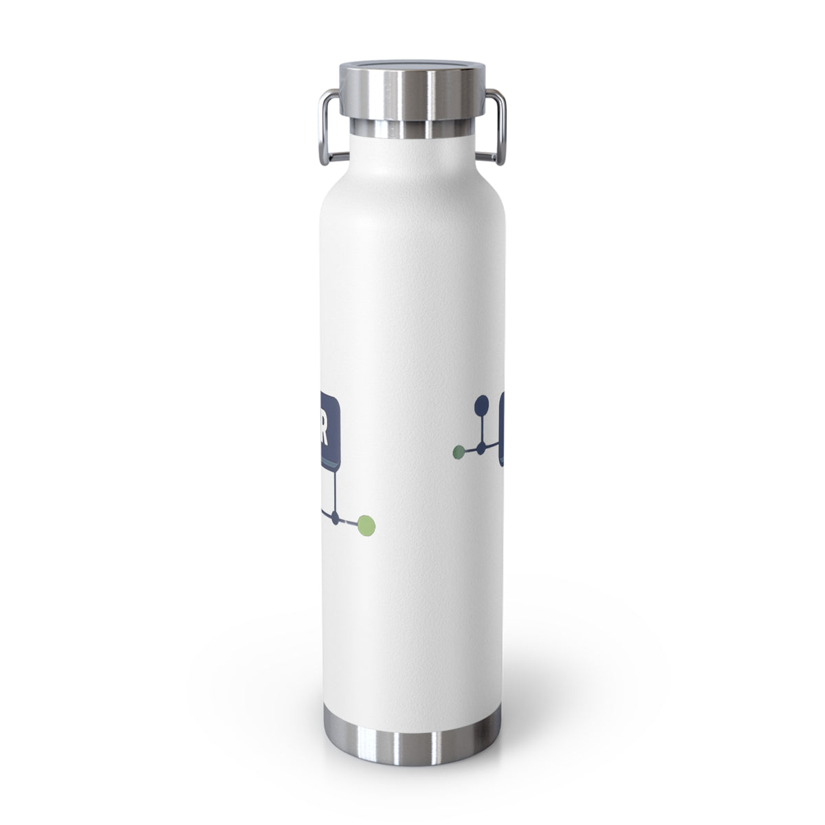 Water Bottle featuring "Prompt Engineer by Accident" AI humor design by AIronic, gallery view 10
