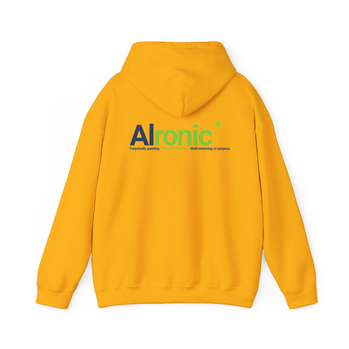 Hoodie featuring "AIronic Logo" AI humor design by AIronic, gallery view 24